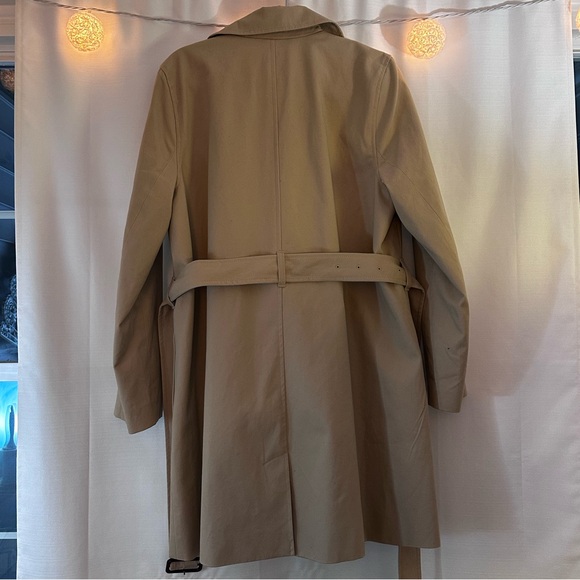 J Crew Camel Khaki Trench Coat - Picture 4 of 4